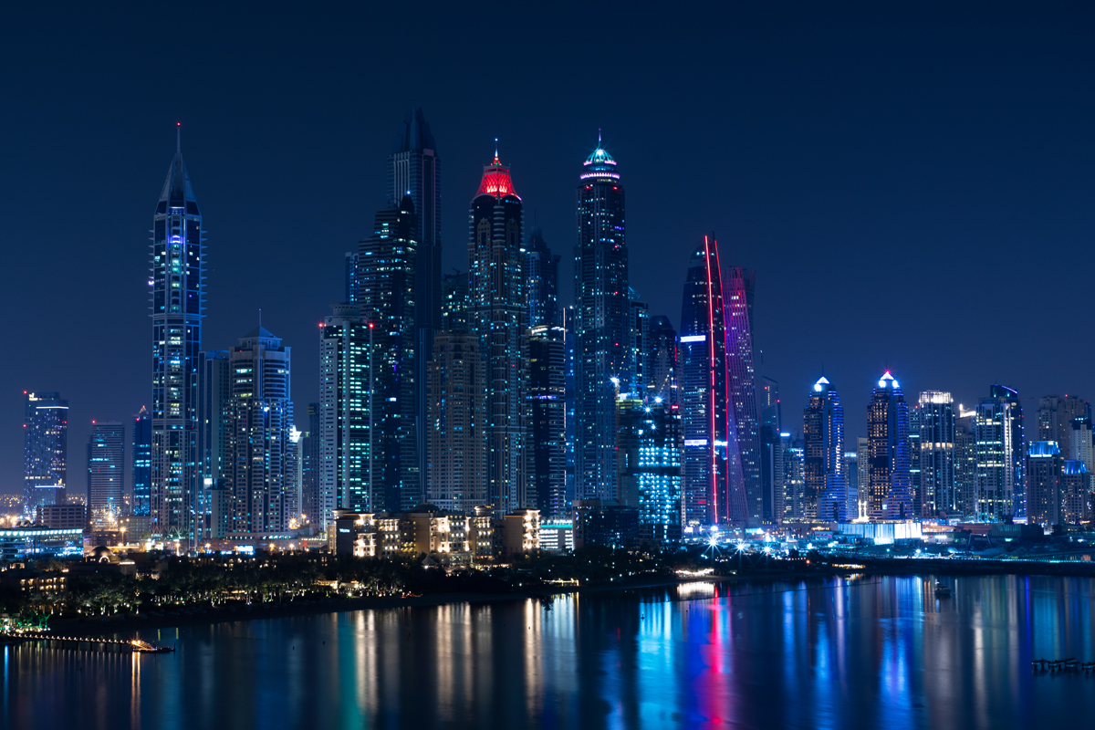 City lights Dubai
